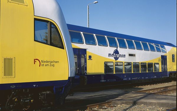 Metronom auf der Strecke zwischen Bremen und Hamburg