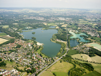 Luftbild: Paderborn-Sande und Lippesee