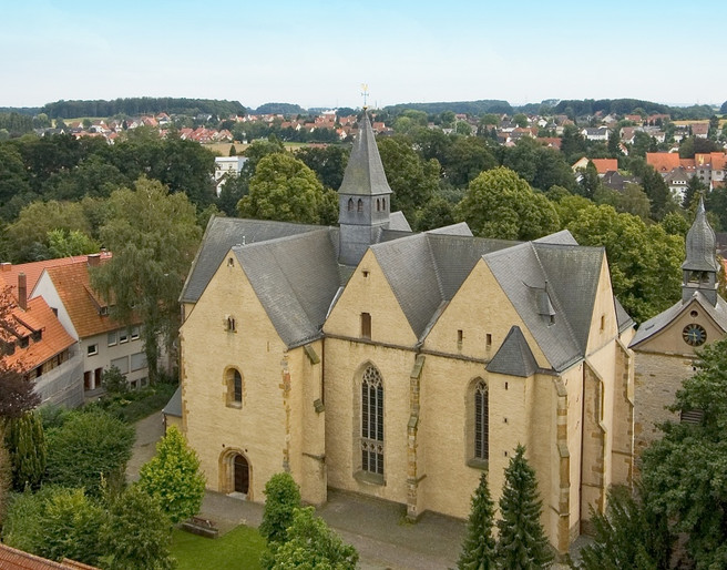 Stiftskirche in der Widukindstadt Enger, Foto: Harald Wurm
