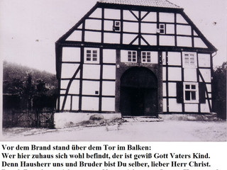 älteste Fotografie des Pfarrhaus