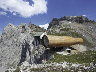 Natur-Informationzentrum auf dem Karwendel bei Mittenwald