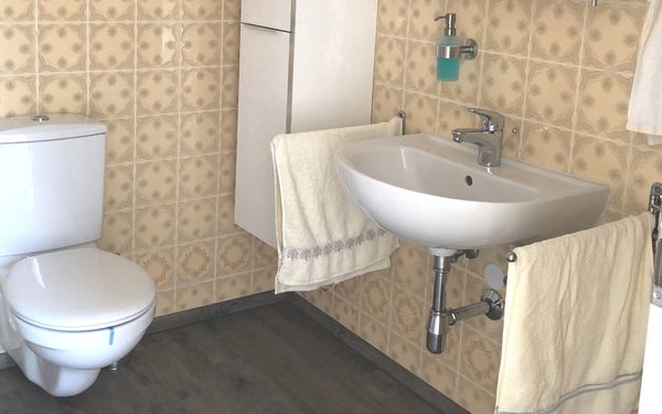 Badezimmer der Ferienwohnung Trautchen