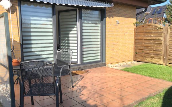 Terrasse der Ferienwohnung Trautchen