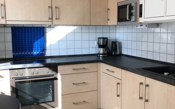 Küche der Ferienwohnung Trautchen