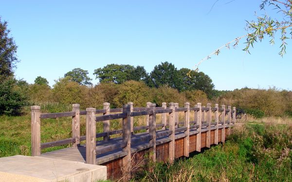 Die Wörpebrücke zwischen Wilstedt und Tarmstedt