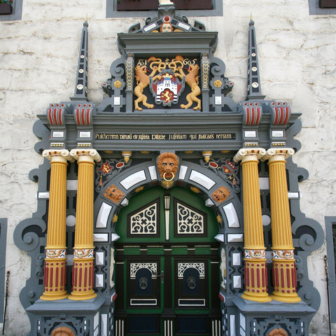Rathaus Portal Hann. Münden