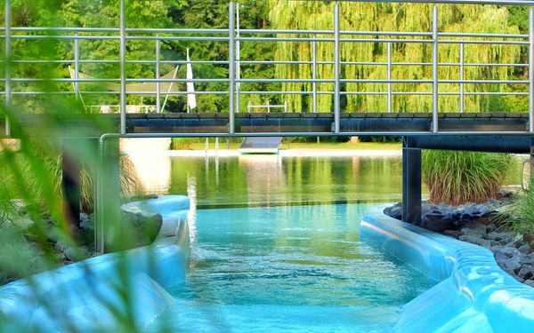 Wasserkanal des Naturbades Zeven