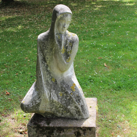 Figur von Bildhauer Detlef Wüpper auf der Insel Doktorwerder