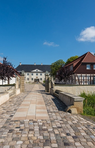 Weitblick auf Schloss Benkhausen