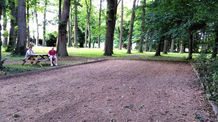 Boule Platz auf der Greven Worth