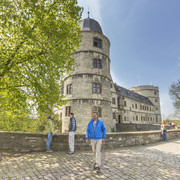 Wanderer an der Wewelsburg
