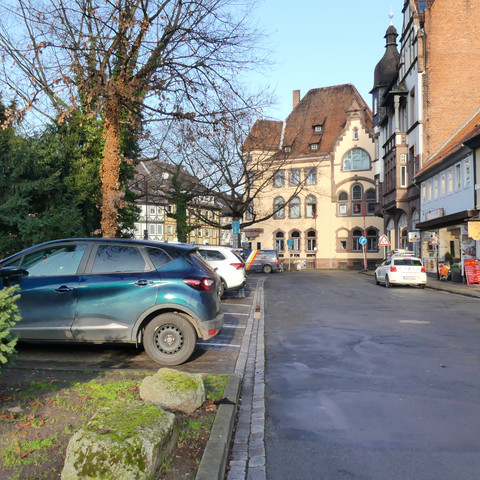 parkplatz-möncheplatz-goldener-loewe