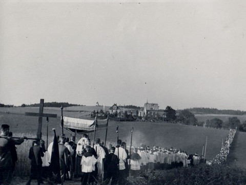 Prozession Ommerborn 1930 (Bild aus der Sammlung von Sammlung Stefan Blumberg)