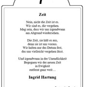 07 - Zeit - Ingrid Hartung