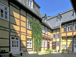 Innenhof vom Schloss Hollwinkel