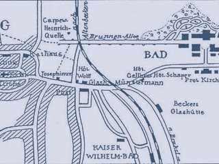 Stadtplan Bad Driburg von 1898