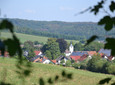 Ausblick auf das Amseldorf Merlsheim