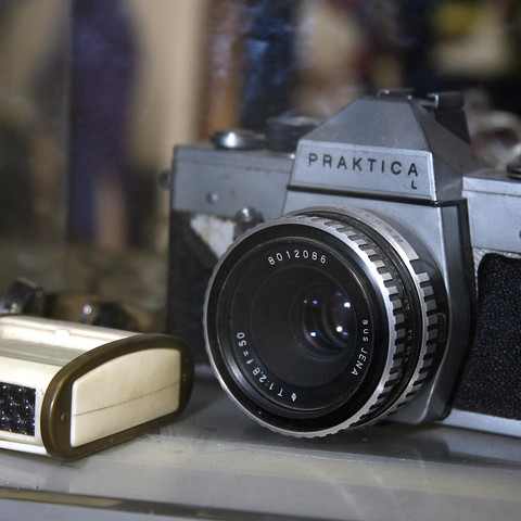 Hokus Focus antike Praktika Kamera