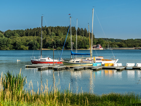 Boote auf dem Brucher See