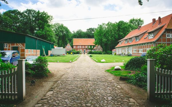 Hofanlage des Ritterguts Poggemühlen