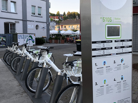 Mobilstation Bergisches e-Bike Bahnhof Overath