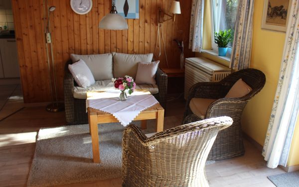 Wohnbereich der Ferienwohnung Achter to