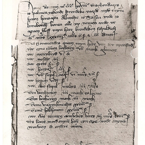 Document on beer export to Celle from 1378