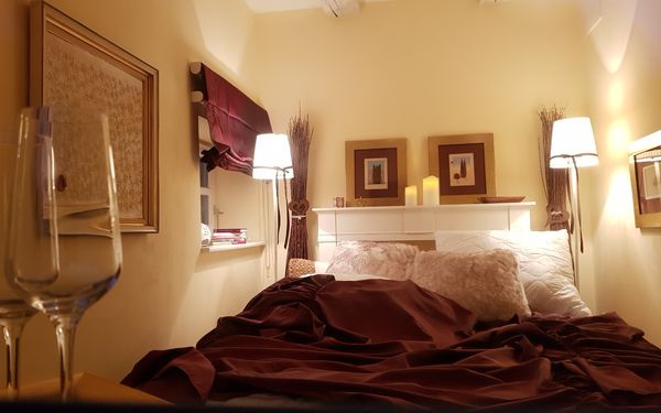 Komfortables Schlafzimmer im Gästehaus am Kattensteert