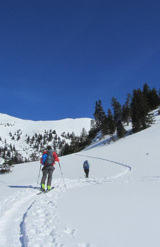 Skitour Hochblasse - Aufstieg