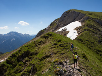Bergtour - Hochblasse, Grat zum Gipfel