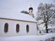 St. Rochus Kirche im Winter