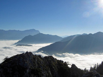 Bergtour - Laber - Gipfel mit Wettersteinblick