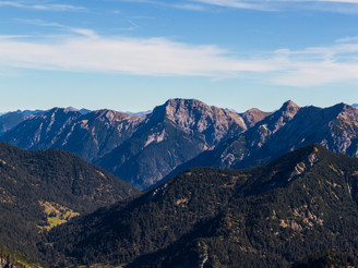 Bergtour - Kreuzspitze Blick vom Säuling