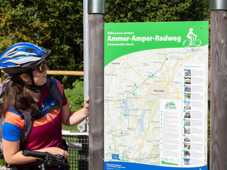 Start Ammer Amper Radweg Ettaler Mühle
