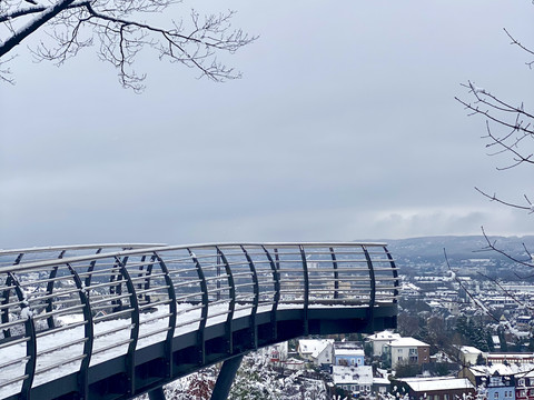 Skywalk Wuppertal im Winter