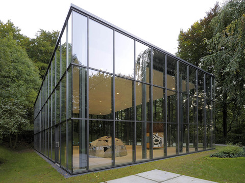 Skulpturenpark Waldfrieden Pavillon mit Kunst von Mario Merz