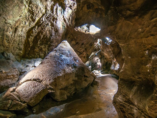 Iberger-Tropfsteinhöhle | großer Stalagmit