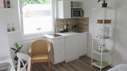 Apartment mit Kochgelegenheit, gern auch für längerfristige Aufenthalte