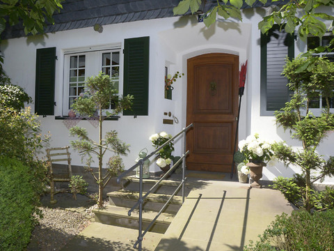 Eingang grüne Wohnung