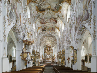 Klosterkirche Rottenbuch innen