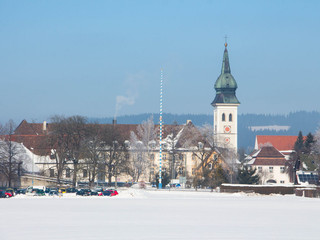 Kloster Rottenbuch im Winter