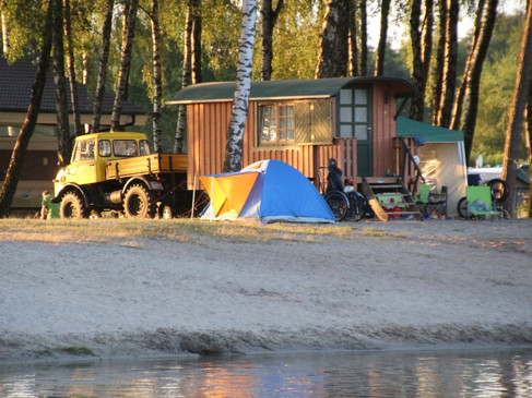 Strand bij Camping Hertha-See