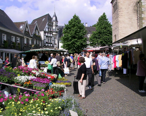 Market place in Mettmann