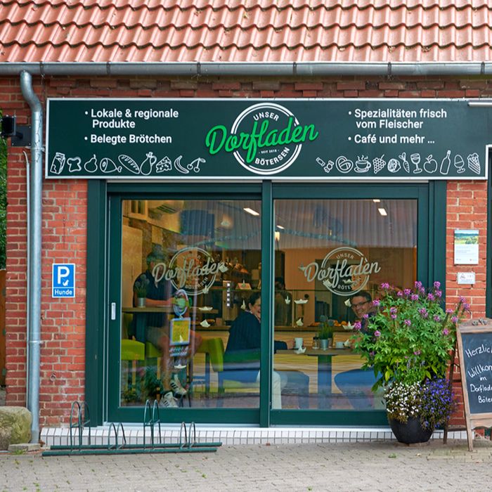 Außenansicht vom Dorfladen Bötersen