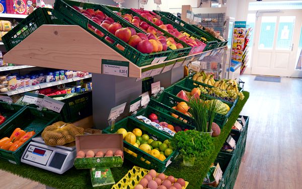 Obst und Gemüse im Dorfladen Bötersen