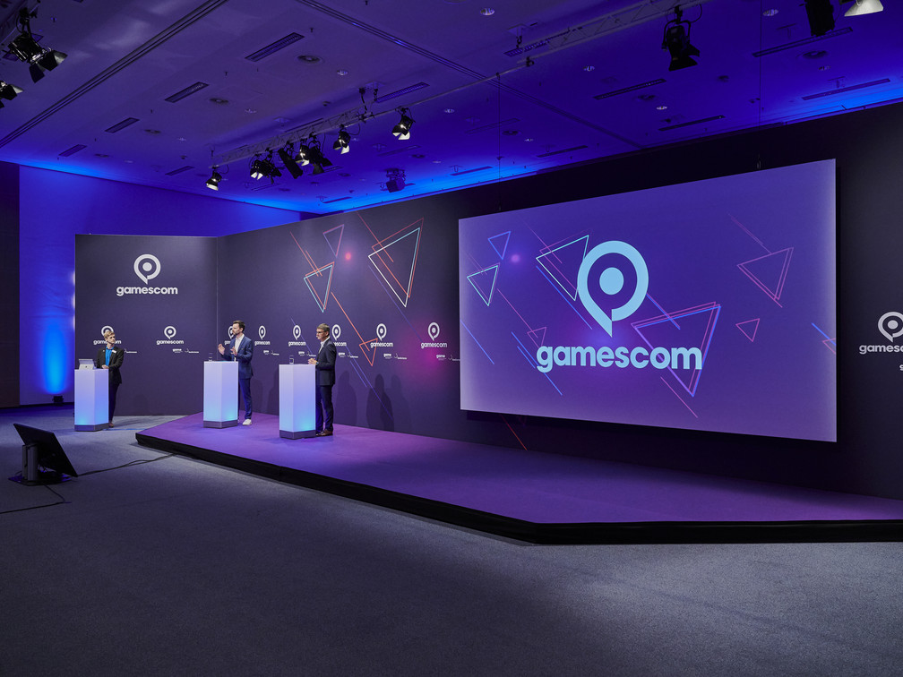 Pressekonferenz gamescom 2021, Rheinsaal, Congress Centrum Nord