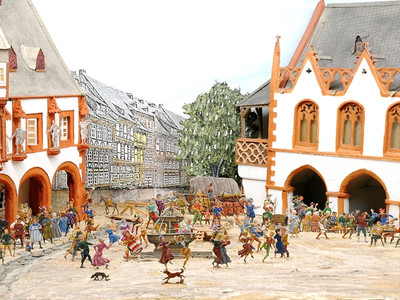 Goslarer Marktplatz im Zinnfiguren-Museum