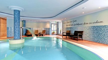 Das Hallenbad in Prüsers Gasthof in Hellwege