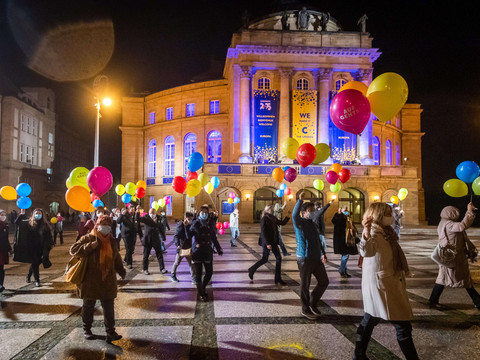Chemnitz feiert den Titelgewinn Kulturhauptstadt Europas 2025
