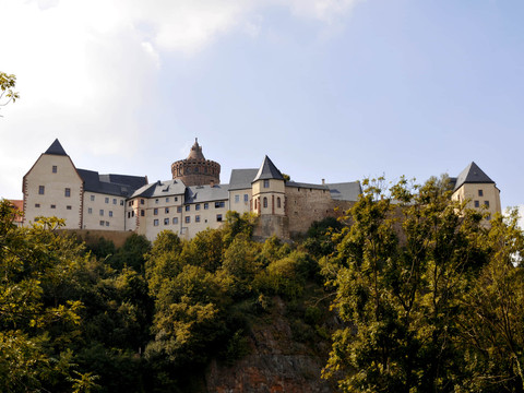 Gesamtansicht von Burg Mildenstein bei Leisnig, Sehenswürdigkeiten, Kultur, Museum, Familie